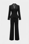 Donna korseli blazer pantolon set Antrasit