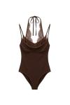 Tasarım Bodysuit ZERA  Kahverengi