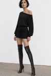 Odense Yarasa Kol Elbise Siyah