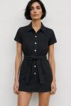 Pia Denim Elbise Siyah