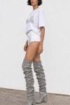 Liana Tas Detayli Oversize T-shirt  Beyaz