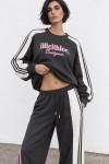 Lea 2 li Sweat Alt Takım  Gri