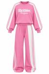 Lea 2 li Sweat Alt Takım  Pembe