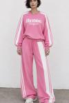 Lea 2 li Sweat Alt Takım  Pembe