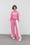 Lea 2 li Sweat Alt Takım  Pembe