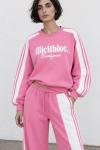 Lea 2 li Sweat Alt Takım  Pembe