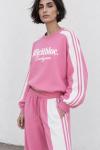 Lea 2 li Sweat Alt Takım  Pembe