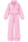 Aubrey 2 li Oversize Eşofman Takım Pembe