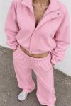 Aubrey 2 li Oversize Eşofman Takım Pembe