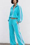Vivienne 2 li Yumşak Kadife Oversize Takım  Turkuaz