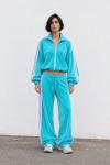 Vivienne 2 li Yumşak Kadife Oversize Takım  Turkuaz