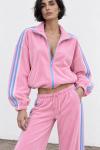 Vivienne 2 li Yumşak Kadife Oversize Takım  Pembe