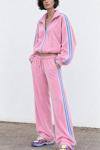 Vivienne 2 li Yumşak Kadife Oversize Takım  Pembe