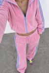 Vivienne 2 li Yumşak Kadife Oversize Takım  Pembe