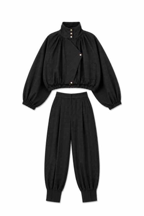Atnes Retro Set Siyah