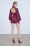 Lasaria Bolero Şort Tulum Bordo