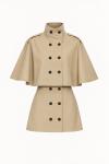 Angie Trench Binici Set Bej