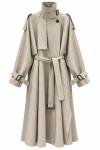Maxi Boy Salas Trenchcoat Esla  Taş Rengi