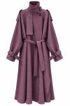 Maxi Boy Salas Trenchcoat Esla  Bordo
