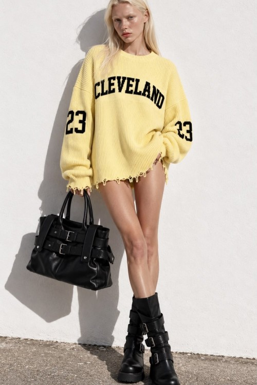 Cleveland Salas Triko  Sarı