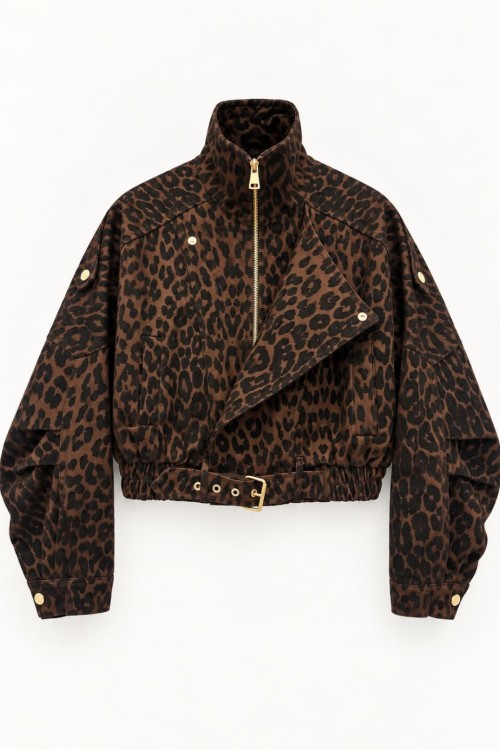 Eleta Leopar Ceket  Leopar