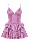 Sao Paulo Saten Elbise  Mor